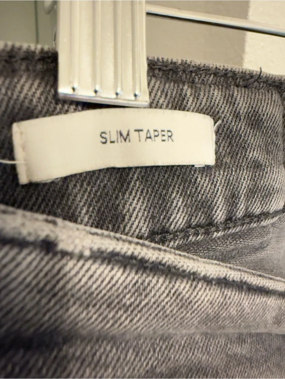 Calvin Klein Jeans Men’s Washed Gray Slim Jeans